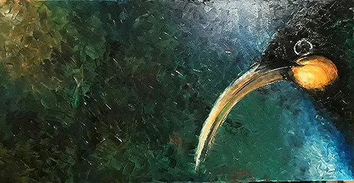 Huia painting