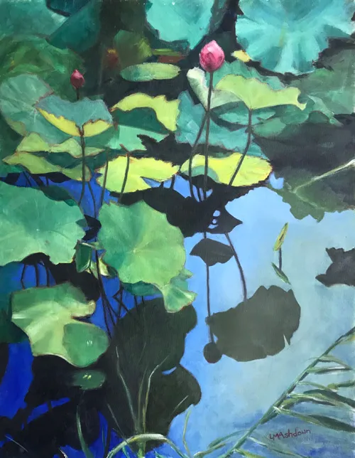 Summer Reflections painting